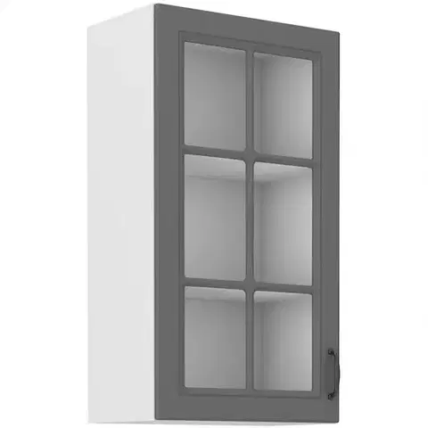 Kuchynské skrinky visiace Kuchynská skrinka Stilo dustgrey/biely 40gs/90 1f