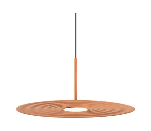 Svietidlá Redo 01-3045 - LED luster na lankách LAKE LED/13W/230V CRI 90 priemer 50 cm oranžová 01-3045