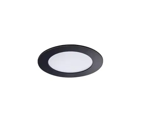 Svietidlá  33562 - LED Kúpeľňové podhľadové svietidlo ROUNDA LED/6W/230V IP44 čierna 33562