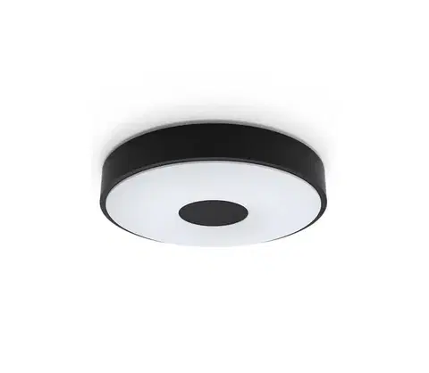 Svietidlá Philips - LED Stmievateľné stropné svietidlo COINER LED/24W/230V 2700K čierna 8720169301290