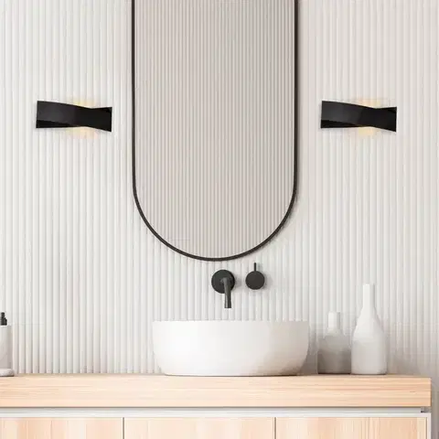 Nástenné svetlá Nástenná lampa 7156 - Black