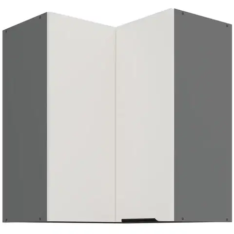 Kuchynské skrinky visiace Kuchynská skrinka Aria-Wh/Ant Anti Fingerprint 60x60 Gn-72 2f (90°)