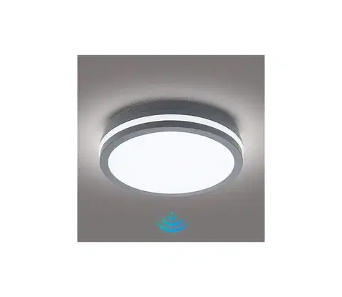 Záhradné lampy BRILAGI - LED vonkajšie svietidlo so senzorom BENE LED/24W/230V priemer 26 cm IP54 BRI047