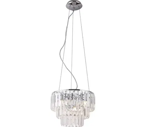 Svietidlá MAXLIGHT P0259 - Luster na lanku MONACO 9xG9/40W/230V pr. 42 cm chróm P0259