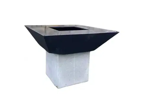 Záhradné grily Grilovacie ohnisko Betonium Rozmer podstavca 400 × 400 × 400 mm