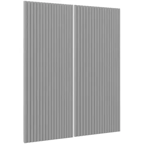 Kuchynské skrinky Čelo skrinky Luxeo F14-D80_D80Z ryfla grey