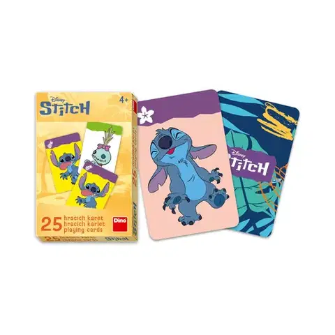 Kartové hry Dino Toys Čierny Peter Stitch Dino