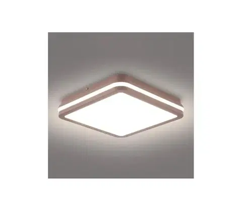 LED osvetlenie BRILAGI -LED vonkajšie stropné svietidlo BENE LED/24W/230V 26x26 cm hnedé IP54 BRI737