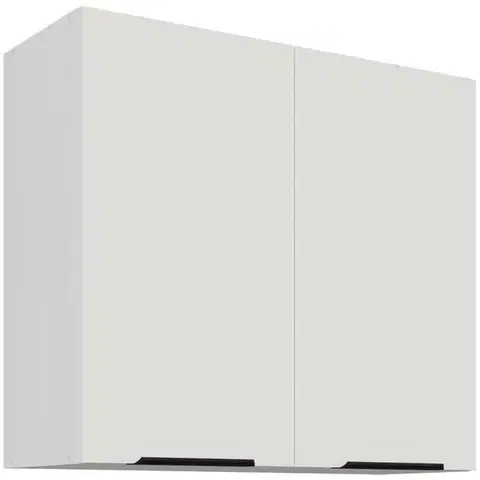Kuchynské skrinky visiace Kuchynská skrinka Aria-Wh/Wh Anti Fingerprint 80g-72 2f