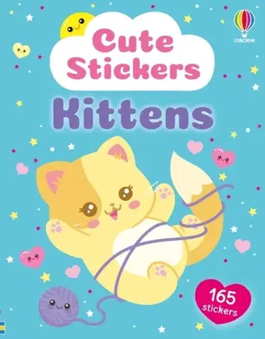 Nalepovačky, vystrihovačky, skladačky Cute Stickers Kittens - Katie Daynes