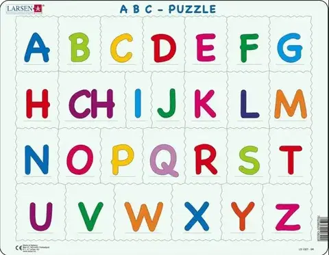LARSEN puzzle Larsen Puzzle Puzzle Abeceda - Veľké písmená Larsen LS1327-SK