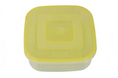 Dózy na potraviny MAKRO - Dóza Bella 2,5L, plytká 23x23x8cm, rôzne farby