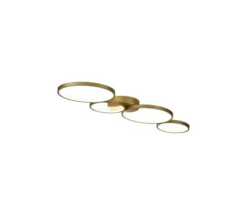 Svietidlá Searchlight 25772-4GO - LED stmievateľné stropné svietidlo CIRQUE LED/37W/230V 3000K 33x97 cm 25772-4GO