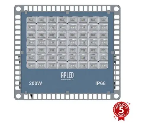 Záhradné lampy APLED - LED Vonkajší reflektor PRO LED/200W/230V IP66 20000lm 6000K 190-0154