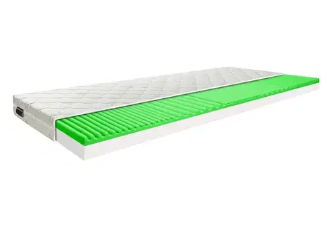 Matrace KONDELA Bravo obojstranný penový matrac 80x200 cm biela