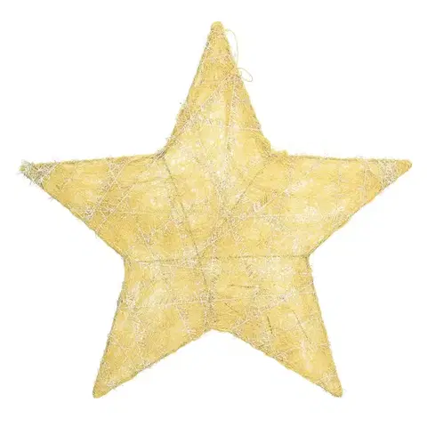 Vianočné dekorácie Vianočná ozdoba Golden Star II 40 cm