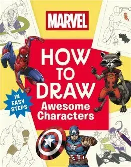 Pre deti a mládež - ostatné Marvel How to Draw Awesome Characters