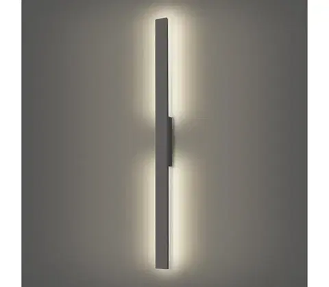 LED osvetlenie BRILAGI - LED vonkajšie nástenné svietidlo LUNA LED/24W/230V 4000K IP65 antracit BRI270