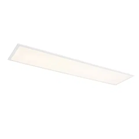 LED-Panely Zapustené LED panely biele obdĺžnikové vrátane LED 3000K - 6500K s prepínačom Dip - Seagal
