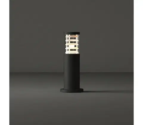 Záhradné lampy Ideal Lux - Vonkajšie svietidlo TRONCO 1xE27/42W/230V 40 cm IP65 čierne 248295