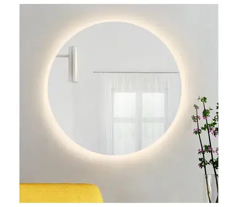 Kúpeľňové zrkadlá Baltica Design - LED kúpeľňové zrkadlo s podsvietením BRIGHT 15W/230V 3000K pr. 80 cm IP65 Bright No edges 80 warm