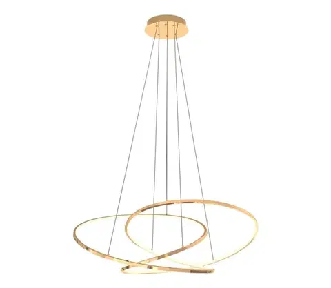 Svietidlá Zuma Line MD7360-1A-3GT - LED Luster na lanku CHOLET LED/56W/230V zlatá MD7360-1A-3GT