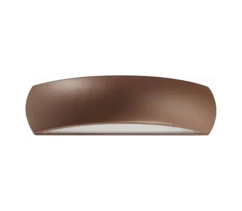 Svietidlá Ideal Lux - Vonkajšie nástenné svietidlo GIOVE 1xE27/60W/230V IP54 hnedé 163598