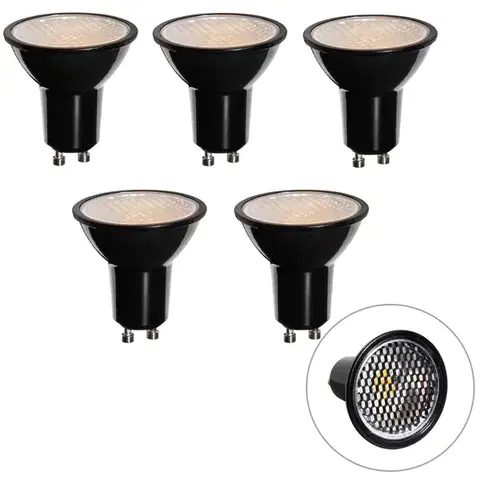 LED osvetlenie Sada 5 GU10 3-krokových stmievateľných LED žiaroviek 50mm Honey Rate 6W 400 lm 3000K