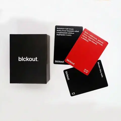 Hry v maďarčine DELAB Kártyajáték Blckout (hra v maďarčine) 18+