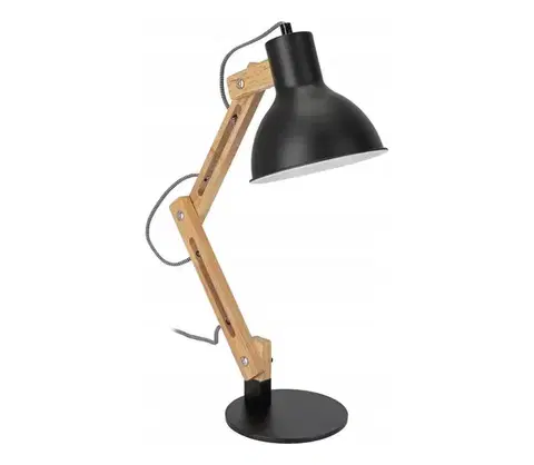Lampy SmartLED Stolná lampa 1xE27/40W/230V čierna 7883