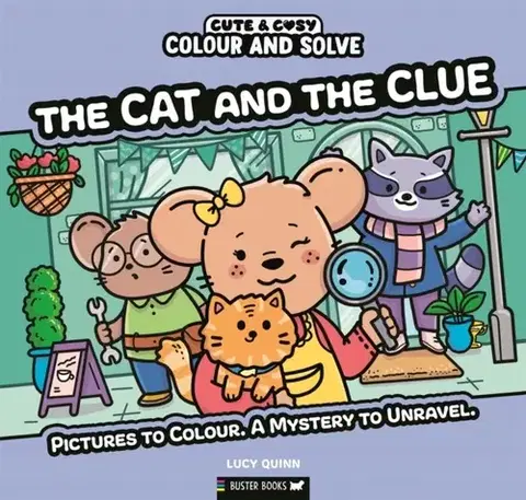 Nalepovačky, vystrihovačky, skladačky Colour and Solve: The Cat and the Clue - Lucy Quinn