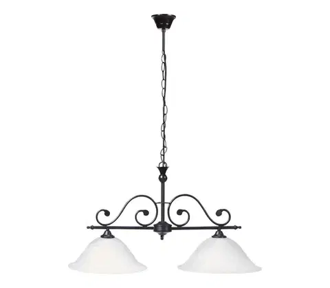Svietidlá Rabalux 7777 - Luster na reťazi DOROTHEA 2xE27/60W/230V