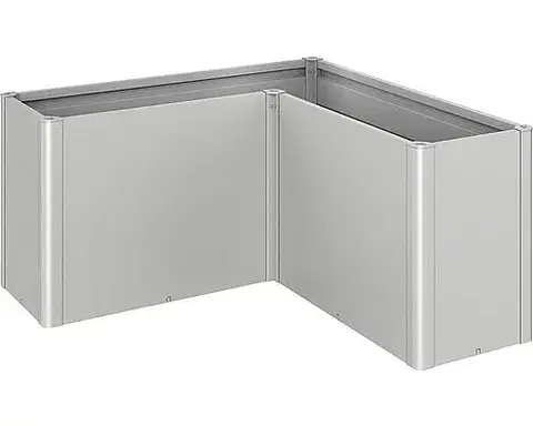 Truhlíky Biohort Hrantík BIOHORT Belvedere L 152 x 152 x 77 cm (strieborná metalíza)