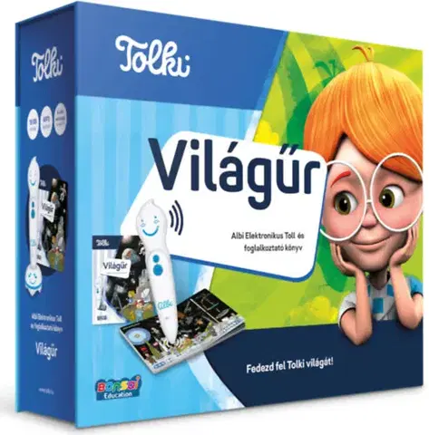 Kúzelné čítanie Albi Világűr - interaktív hangoskönyv szettben Tolki
