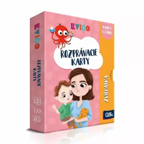 Kvído Albi Kvído - Rozprávacie karty - Zvieratká