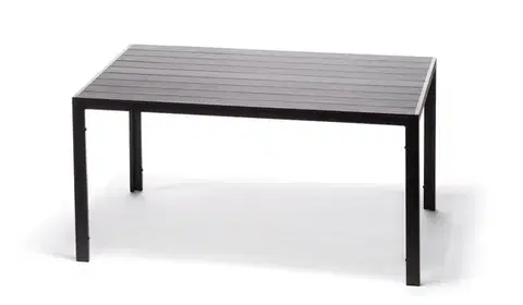 Záhradné stoly NORIMBERG M záhradný stôl,  čierna