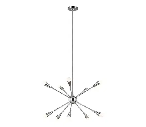 Svietidlá Elstead Feiss FE-JAX10-PN - LED Luster na tyči JAX 10xG9/3W/230V lesklý chróm FE-JAX10-PN