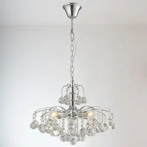 Moderné lampy do obývačky Luster 2200137-CH chróm LW4