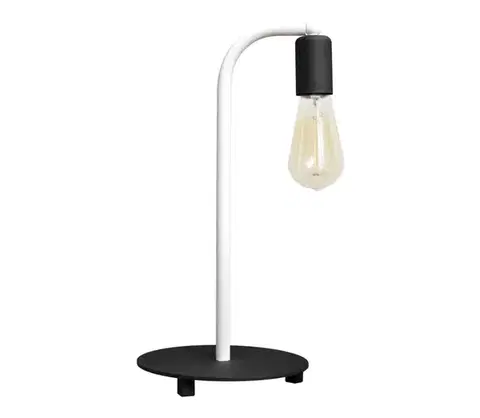 Lampy  Stolná lampa TUNE 1xE27/15W/230V B-1926/1 BK+WT