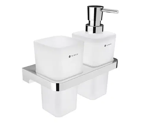 Svietidlá NIMCO MA 2905831H-26 - Nástenný dávkovač mydla a stojan na kefky MAYA 290 ml MA 2905831H-26