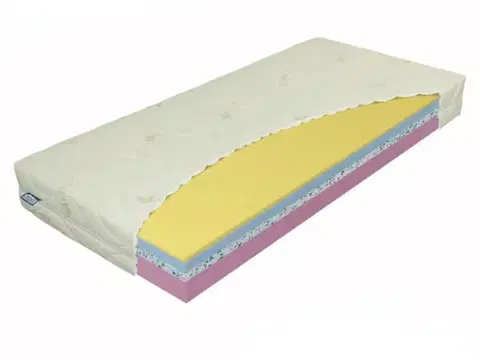 Matrace KONDELA Tempo Comfort penový matrac 90x200 cm biela