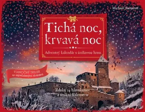 Detektívky, trilery, horory Tichá noc, krvavá noc: Adventný kalendár s únikovou hrou - Michael Hamant