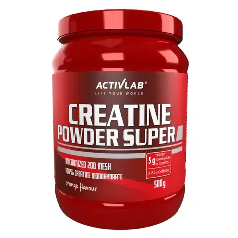 Kreatín Monohydrát ActivLab Creatine Powder 500 g pomaranč