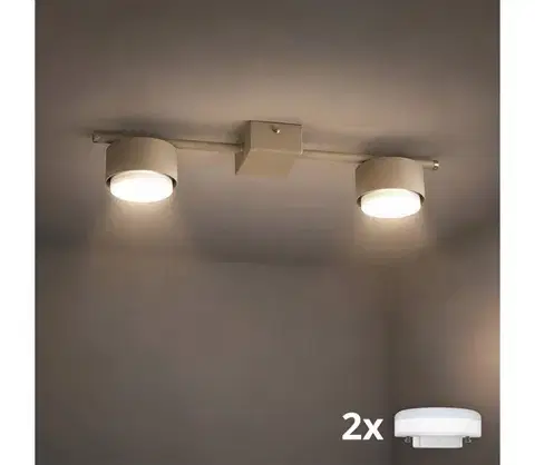 Svietidlá BRILAGI - LED bodové svietidlo MONO 2xGX53/30W/230V béžové 90-001B