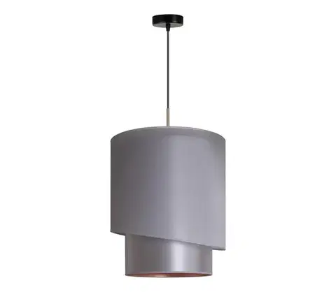 Svietidlá  - Luster na lanku PARIS 1xE27/15W/230V pr. 40 cm strieborná/zlatá 602648