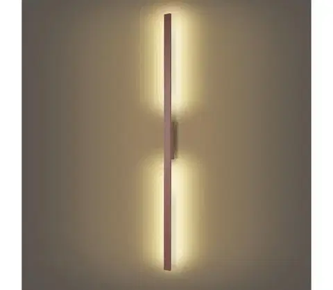 LED osvetlenie BRILAGI - LED vonkajšie nástenné svietidlo LUNA LED/30W/230V 3000K IP65 150 cm hnedé CRI 90 BRI823