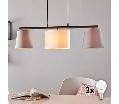 Svietidlá Eglo 98587 - Luster na lanku ALMEIDA 3xE14/25W/230V 98587