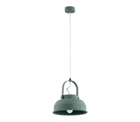 Svietidlá Argon 8287 - Luster na lanku DAKOTA 1xE27/15W/230V zelená 8287