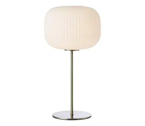Lampy Markslöjd 109007 - Stolná lampa SOBER 1xE27/40W/230V biela/matný chróm 109007