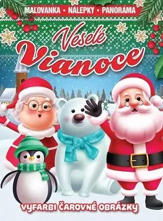 Nalepovačky, vystrihovačky, skladačky Veselé Vianoce